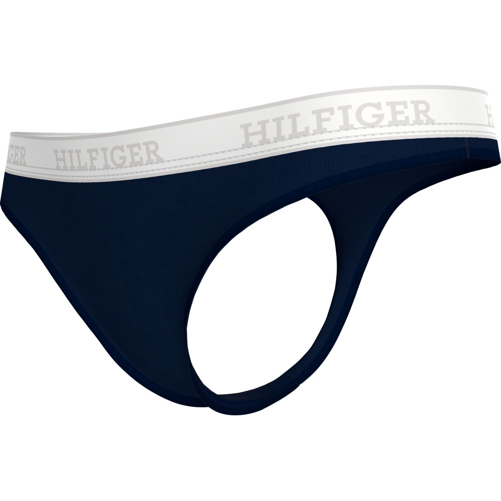 Tommy Hilfiger UW0UW05539-DW5 , Γυναικείο Κυλοτάκι Thong με φαρδύ λάστιχο, DESERT SKY