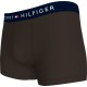 Tommy Hilfiger 3p Trunk UM0UM03180-0X0 Ανδρικά μπόξερ Σετ 3 τεμαχίων, DARK COFFEE/LINCOLN BLUE/DES SKY