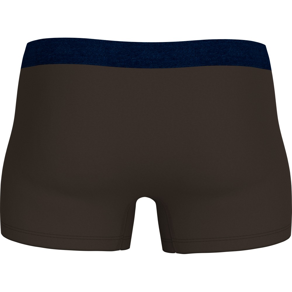 Tommy Hilfiger 3p Trunk UM0UM03180-0X0 Ανδρικά μπόξερ Σετ 3 τεμαχίων, DARK COFFEE/LINCOLN BLUE/DES SKY