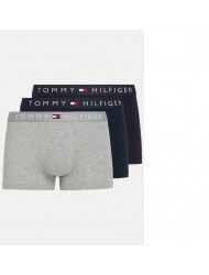Tommy Hilfiger UM0UM03181-05K, Ανδρικά Μπόξερ Σετ 3 τεμαχίων, Des Sky/Grey Htr/Des Sky