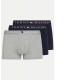 Tommy Hilfiger UM0UM03181-05K, Ανδρικά Μπόξερ Σετ 3 τεμαχίων, Des Sky/Grey Htr/Des Sky