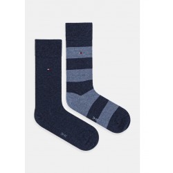 TOMMY HILFIGER 342021001-356,  Ανδρικές βαμβακερές Κάλτσες 2 pack, JEANS