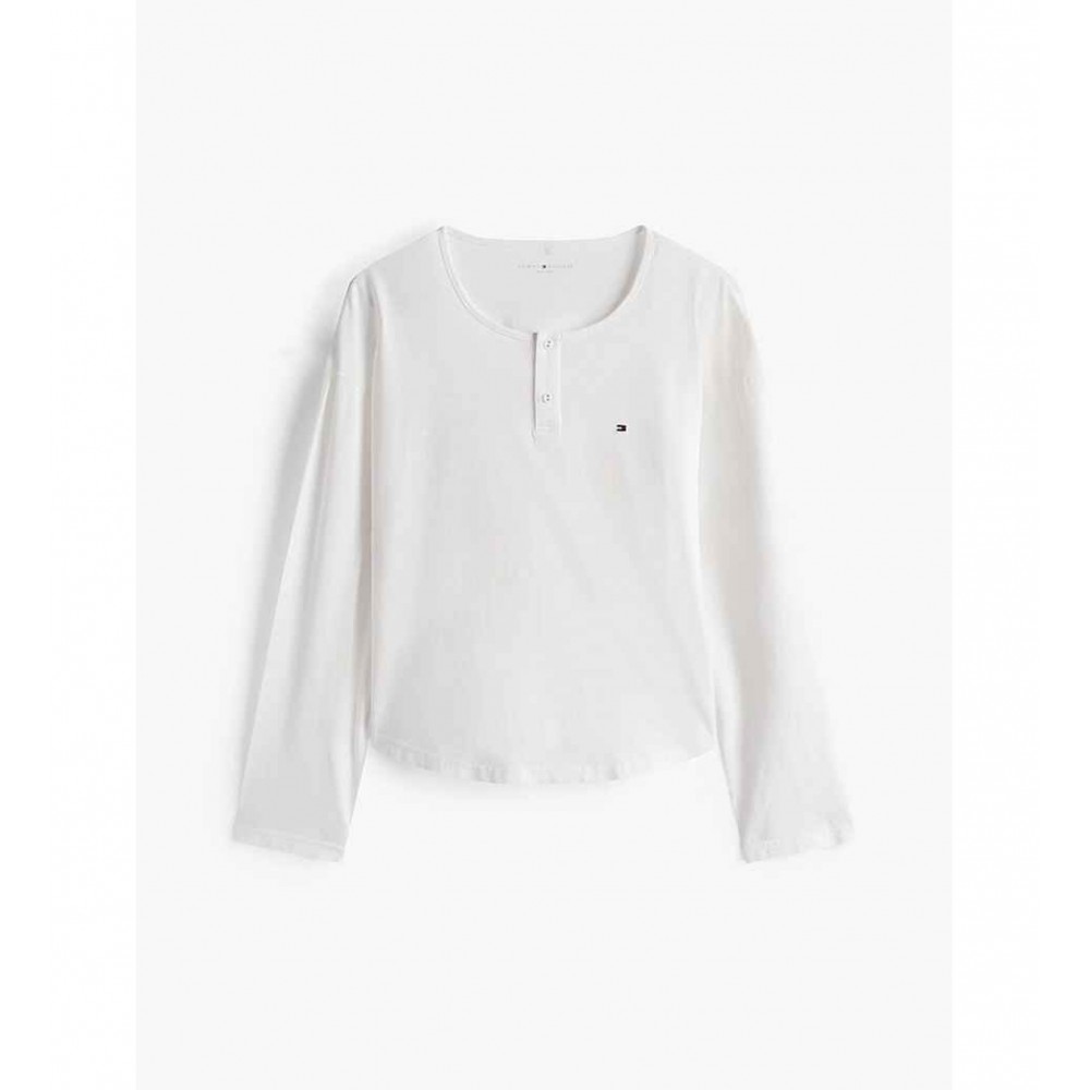 TOMMY HILFIGER UW0UW06154-0SN, Essential Flannel Pyjamas And Slippers Gift Set, ΕΚΡΟΥ/ΚΟΚΚΙΝΗ