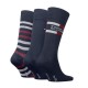 TOMMY HILFIGER 701235376-001, TH MEN SOCK 3pcs GIFT BOX TOMMY STRIPE, ΜΠΛΕ TOMMY HILFIGER 701235376-001, TH MEN SOCK 3pcs GIFT BOX TOMMY STRIPE, ΜΠΛΕ