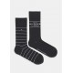 TOMMY HILFIGER 701236634-001, Ανδρικές βαμβακερές Κάλτσες 2 pack,  ΜΑΥΡΟ