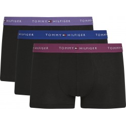 Tommy Hilfiger UM0UM02763-0R5, 3p WB Trunk  , Ανδρικά Mπόξερ 3 τεμαχίων,  ΜΑΥΡΟ