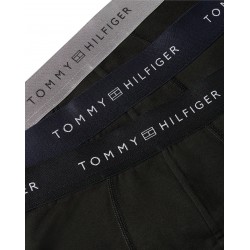 Tommy Hilfiger UM0UM03411-0R3,  3pack METALLIC LOGO TRUNKS GIFT SET, ΜΑΥΡΟ
