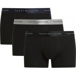 Tommy Hilfiger UM0UM03411-0R3,  3pack METALLIC LOGO TRUNKS GIFT SET, ΜΑΥΡΟ