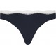 Tommy Hilfiger UW0UW06053-C1G, Γυναικείο Κυλοτάκι Thong, ΜΠΛΕ ΣΚΟΥΡΟ