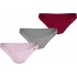 Tommy Hilfiger 3pack RIB DIPPED BRAZILIAN UW0UW06130-0WT, Γυναικεία Κυλοτάκια Brazilian, MULTI COLOR 