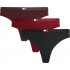 Tommy Hilfiger 3pack Thong UW0UW06139-0W6, Γυναικεία Κυλοτάκια String, MULTI COLOR 
