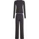 Tommy Hilfiger UW0UW06230-P5Q, GIFT LUREX LS TEE PANTS SET, Πυτζάμα Σετ FW25-26, ΓΚΡΙ