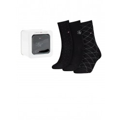 Tommy Hilfiger 701242186-002  TH WOMEN SOCK 3p GIFT BOX MONOGRAM