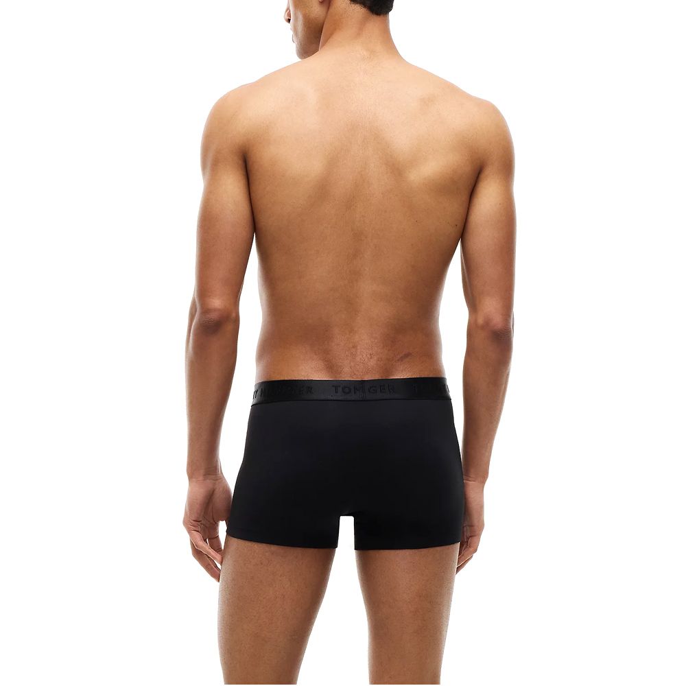 Tommy Hilfiger UM0UM03755-0R8, 3pack  Logo Waistband Trunk, BLACK