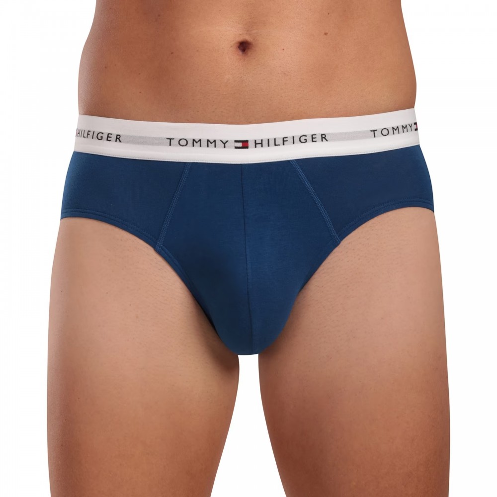 TOMMY HILFIGER UM0UM03875-0XH, Ανδρικά Σλιπ 3 pack Signature Cotton Essentials Briefs