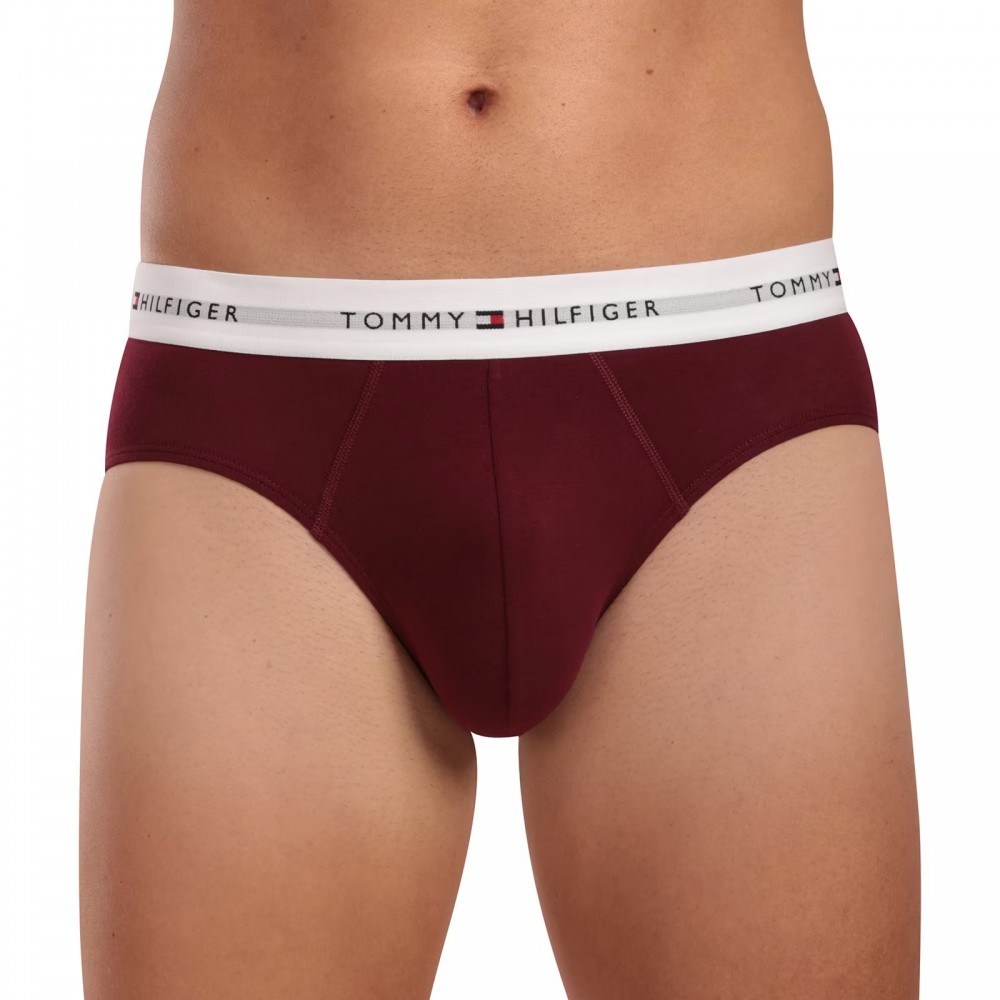 TOMMY HILFIGER UM0UM03875-0XH, Ανδρικά Σλιπ 3 pack Signature Cotton Essentials Briefs