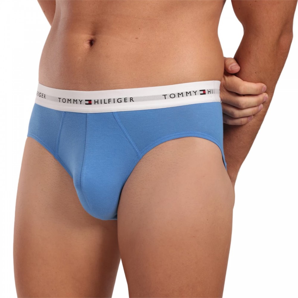 TOMMY HILFIGER UM0UM03875-0XH, Ανδρικά Σλιπ 3 pack Signature Cotton Essentials Briefs