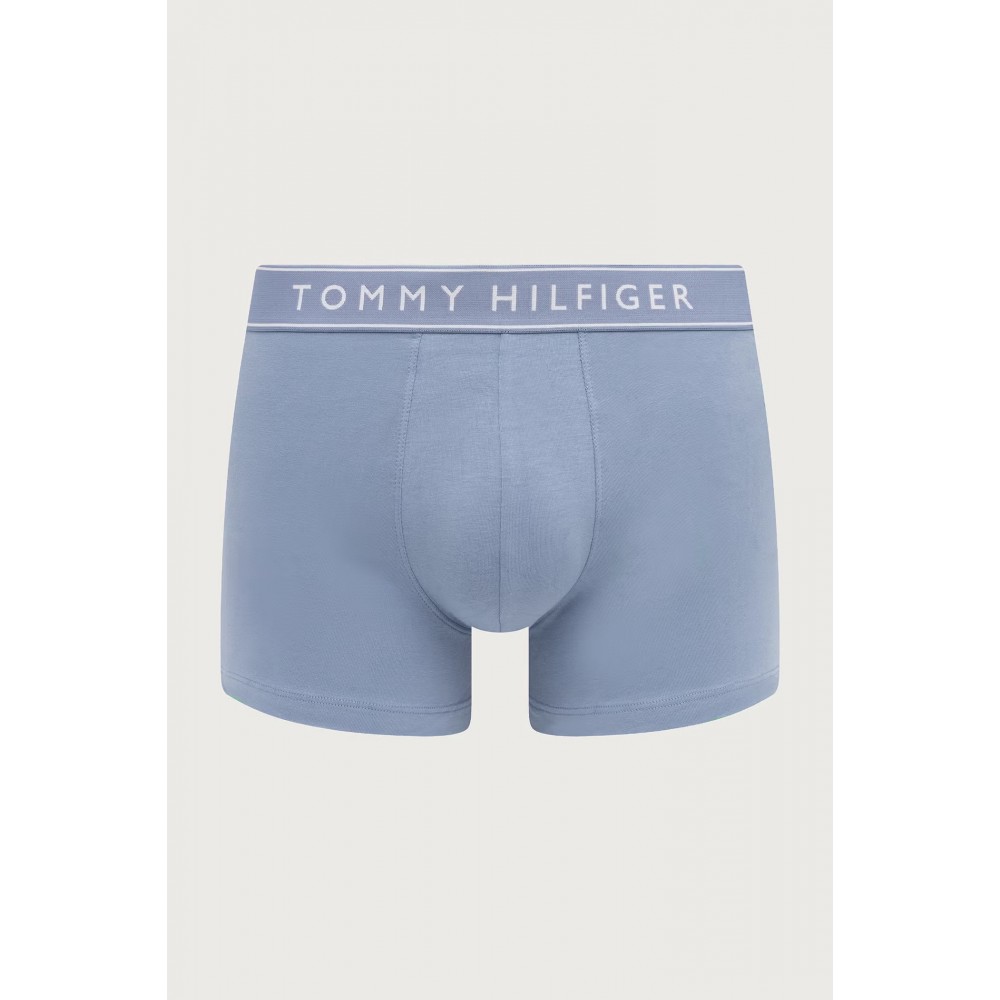 Tommy Hilfiger UM0UM03882-0XL 3pcs Trunk , Ανδρικά μπόξερ Σετ 3 τεμ. ΜΠΛΕ