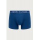 Tommy Hilfiger UM0UM03882-0XL 3pcs Trunk , Ανδρικά μπόξερ Σετ 3 τεμ. ΜΠΛΕ