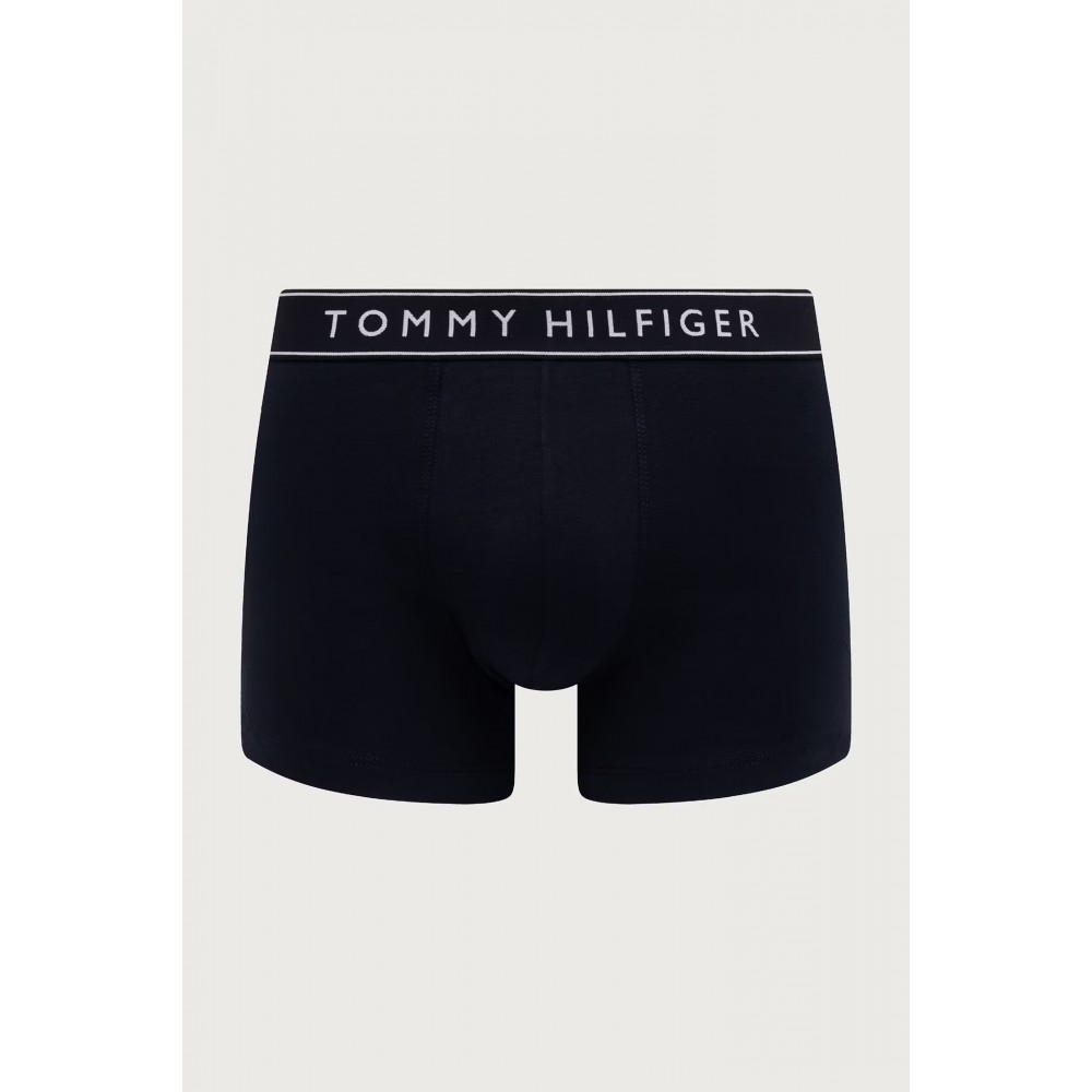 Tommy Hilfiger UM0UM03882-0XL 3pcs Trunk , Ανδρικά μπόξερ Σετ 3 τεμ. ΜΠΛΕ