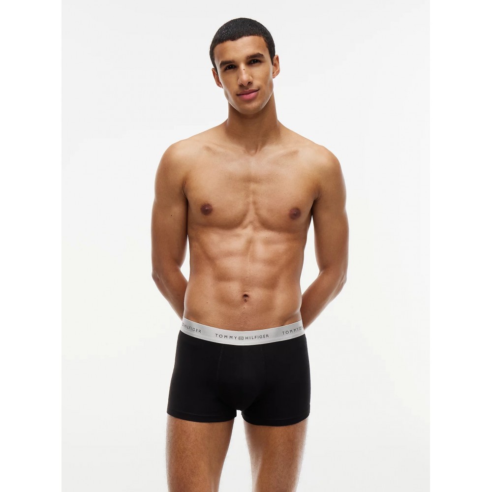 Tommy Hilfiger  UM0UM03964-0W8, 3pcs TRUNK METALLIC WB,   ΜΑΥΡΟ