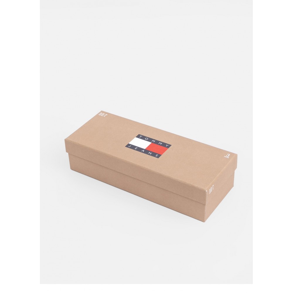 Tommy Hilfiger 701242190-001,  Κάλτσες Unisex  3pc CREST GIFTBOX, ΜΠΟΡΝΤΟ-ΑΣΠΡΟ-ΜΠΛΕ