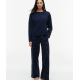 Tommy Hilfiger UW0UW06600-05F, Essential Jersey Long Sleeve Pyjama Set Γυναικεία Πυζάμα ΜΠΛΕ ΣΚΟΥΡΟ