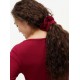 Tommy Hilfiger UW0UW06603-XJS, Essential Pointelle Pyjama Set And Scrunchie, ΜΠΟΡΝΤΟ
