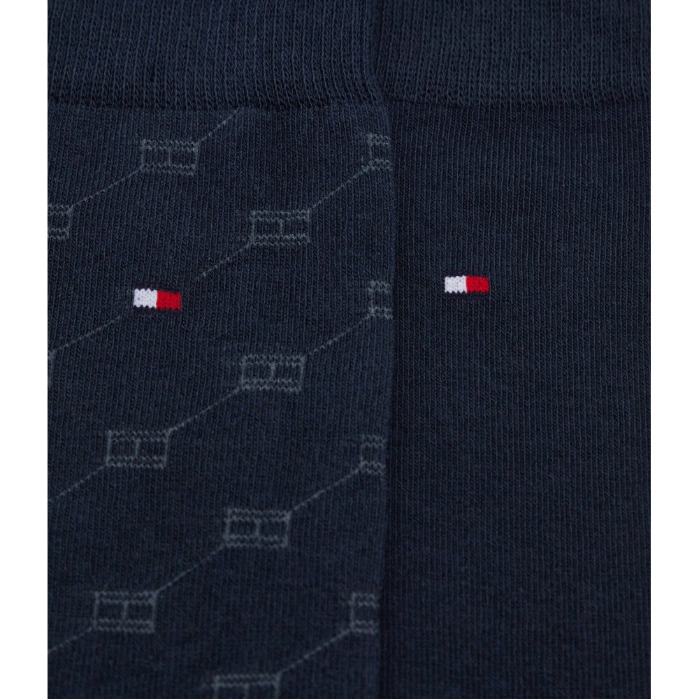 TOMMY HILFIGER 701241991-001 Ανδρικές Κάλτσες 2pcs  TH MEN SOCK FLAG AOP, NAVY