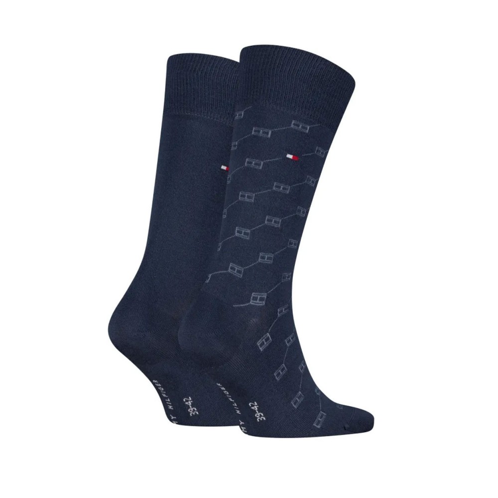 TOMMY HILFIGER 701241991-001 Ανδρικές Κάλτσες 2pcs  TH MEN SOCK FLAG AOP, NAVY