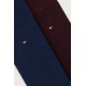 TOMMY HILFIGER 701241991-003 Ανδρικές Κάλτσες 2pcs  TH MEN SOCK FLAG AOP, DARK NAVY+BORDEAUX