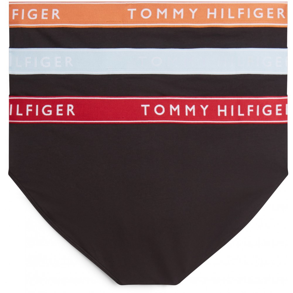 Tommy Hilfiger UM0UM03856-0XD 3pcs Brief , Ανδρικά Σλιπ Σετ 3 τεμ. ΜΑΥΡΟ