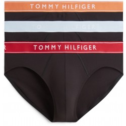 Tommy Hilfiger UM0UM03856-0XD 3pcs Brief , Ανδρικά Σλιπ Σετ 3 τεμ. ΜΑΥΡΟ