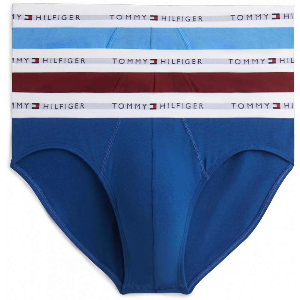TOMMY HILFIGER UM0UM03875-0XH, Ανδρικά Σλιπ 3 pack Signature Cotton Essentials Briefs