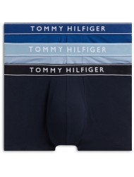 Tommy Hilfiger UM0UM03882-0XL 3pcs Trunk , Ανδρικά μπόξερ Σετ 3 τεμ. ΜΠΛΕ