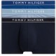 Tommy Hilfiger UM0UM03882-0XL 3pcs Trunk , Ανδρικά μπόξερ Σετ 3 τεμ. ΜΠΛΕ