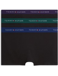 Tommy Hilfiger UM0UM03890-05J, Ανδρικό Boxer Trunk Stretch Cotton 3pack,  Μαύρο