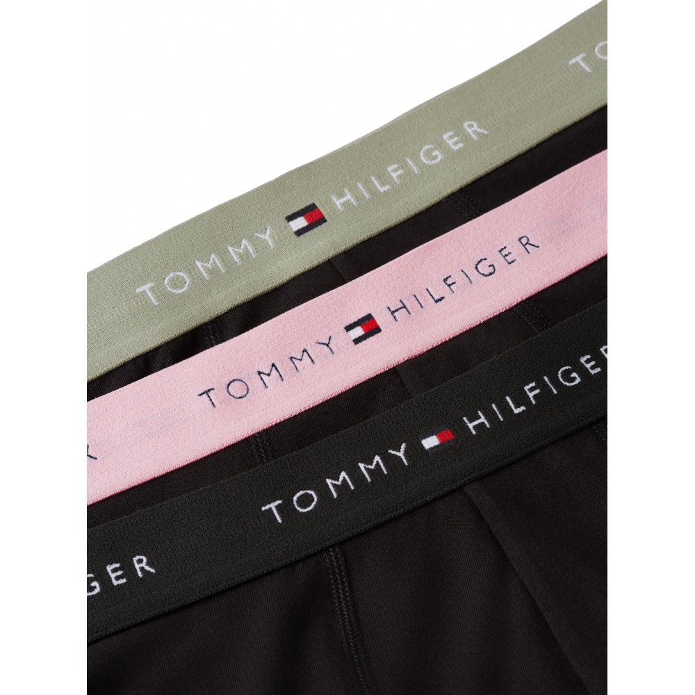 Tommy Hilfiger UM0UM03890-0XR 3p WB Trunk , Ανδρικά μπόξερ Σετ 3 τεμ. ΜΑΥΡΟ