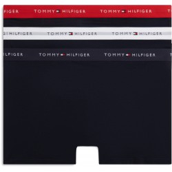 Tommy Hilfiger Plus Size UM0UM03897-05M 3p WB Trunk , Ανδρικά μπόξερ Σετ 3 τεμ. BLEU BLACK