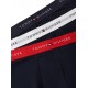 Tommy Hilfiger Plus Size UM0UM03897-05M 3p WB Trunk , Ανδρικά μπόξερ Σετ 3 τεμ. BLEU BLACK