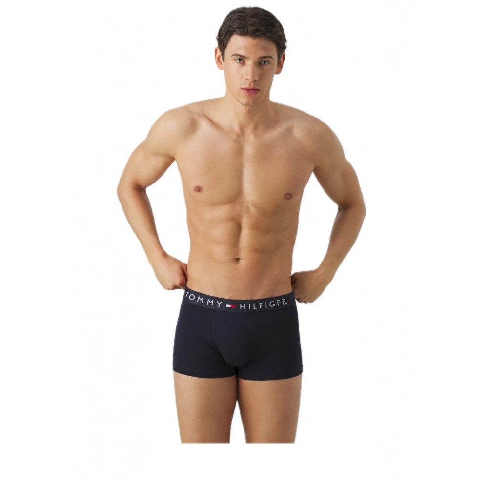 Tommy Hilfiger UM0UM03908-0XT, 3pack Original Logo Waistband Trunks DSky/Grey/DSky