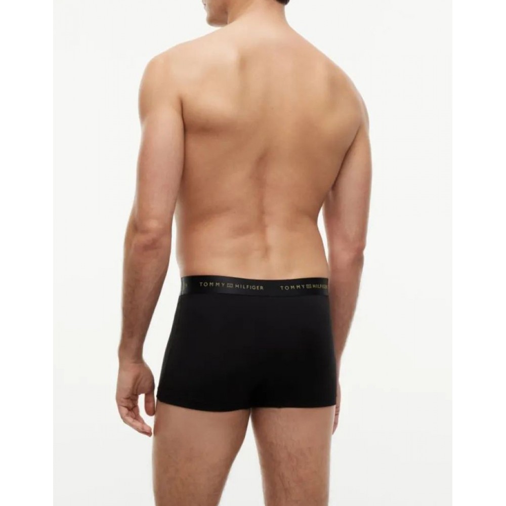 Tommy Hilfiger  UM0UM03964-067, 3pcs TRUNK METALLIC WB,   ΜΑΥΡΟ