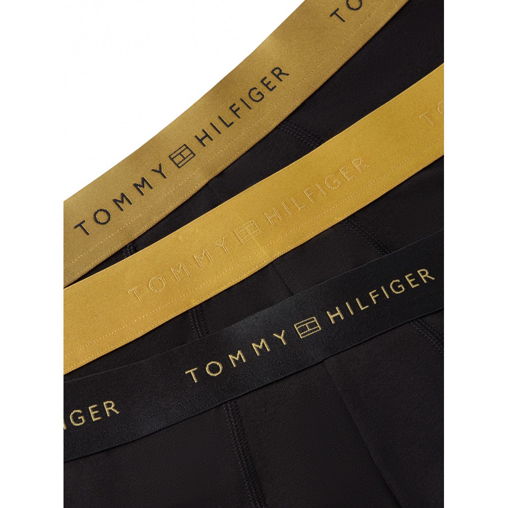 Tommy Hilfiger  UM0UM03964-067, 3pcs TRUNK METALLIC WB,   ΜΑΥΡΟ