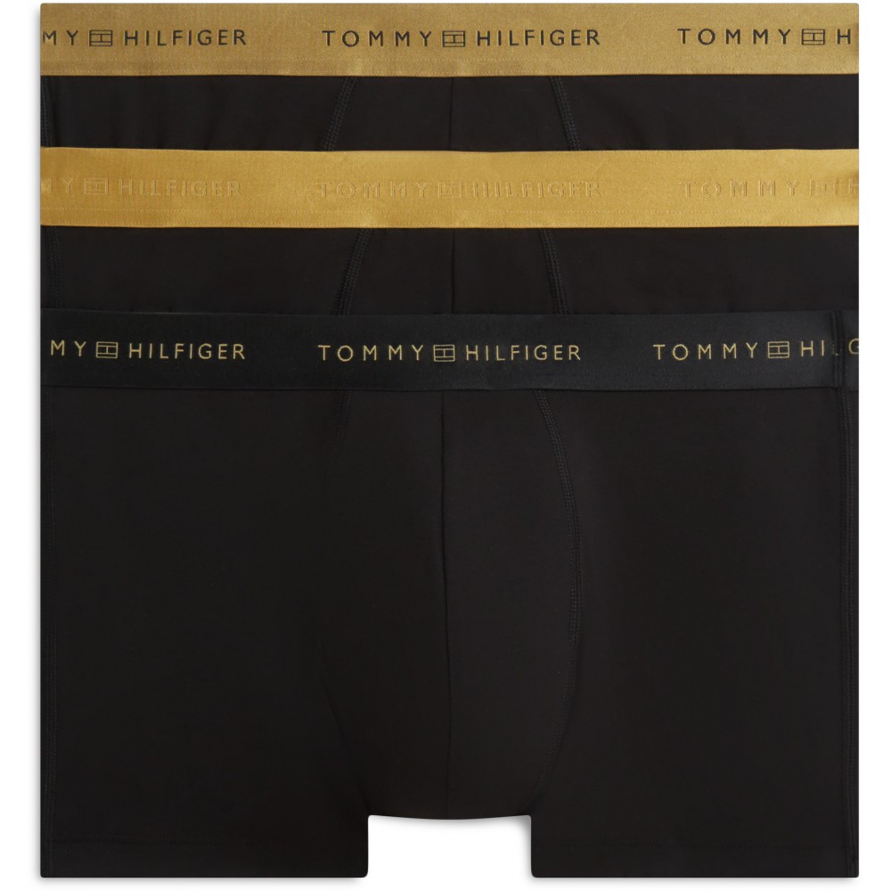 Tommy Hilfiger  UM0UM03964-067, 3pcs TRUNK METALLIC WB,   ΜΑΥΡΟ
