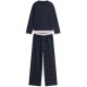 Tommy Hilfiger UW0UW06600-05F, Essential Jersey Long Sleeve Pyjama Set Γυναικεία Πυζάμα ΜΠΛΕ ΣΚΟΥΡΟ