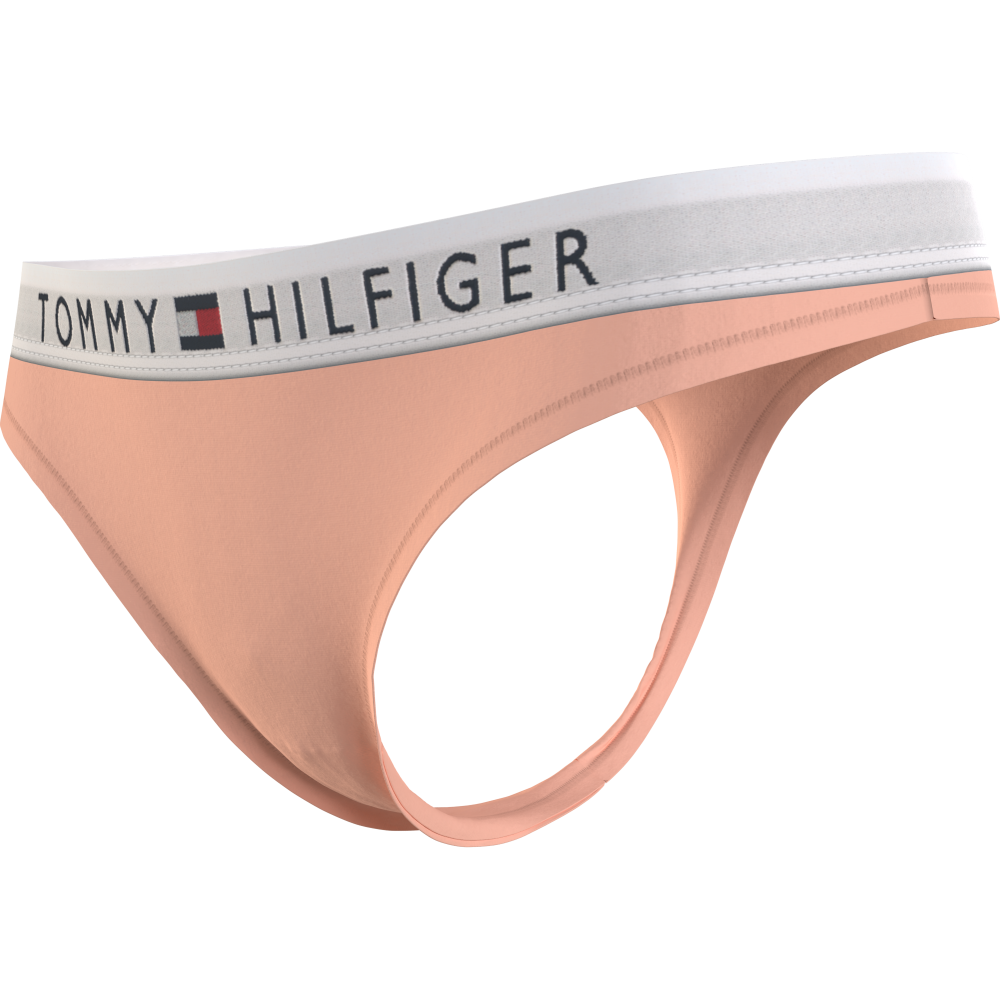 Κυλοτάκι String TOMMY HILFIGER UW0UW0155-TLR  με φαρδύ λα΄στιχο και λογότυπο