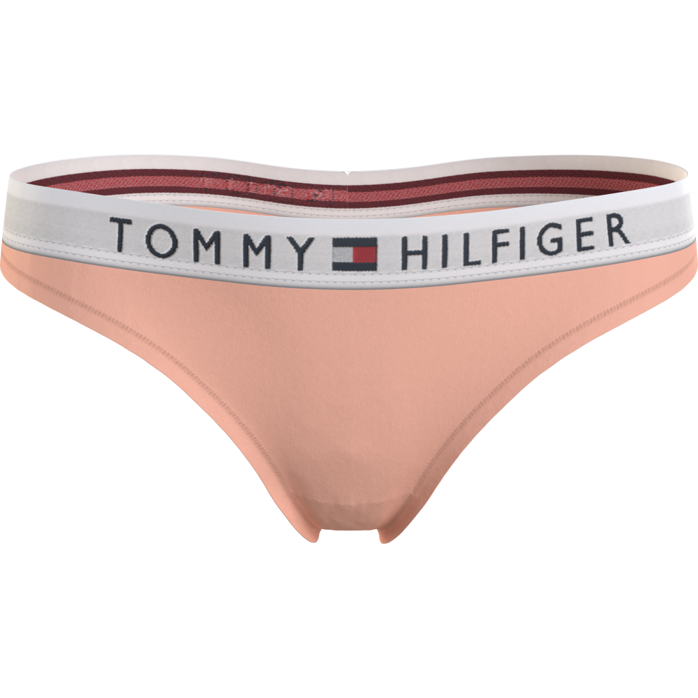 Κυλοτάκι String TOMMY HILFIGER UW0UW0155-TLR  με φαρδύ λα΄στιχο και λογότυπο