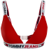 Tommy Jeans Unlined Triangle Γυναικείο Σουτιέν UW0UW03500-XLG KOKKINO