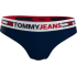 Brazilian Κυλοτάκι TOMMY HILFIGER UW0UW03527-DW5 με λογότυπο στη μέση ΜΠΛΕ ΣΚΟΥΡΟ