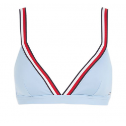 Tommy Hilfiger Μαγιό Top Triangle RP  Signature Tape  UW0UW04101-C1Z, VESSEL BLUE